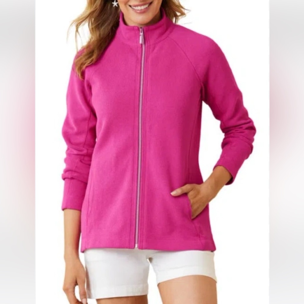 Tommy Bahama Aruba Zip-Up Stretch Cotton Jacket Women’s XS
